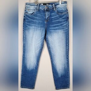 Kut from the Kloth Catherine Straight Leg Ankle Jeans Womens Blue Denim Size 10‎